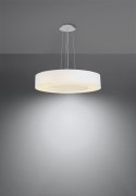 Lampa sufitowa żyrandol SATURNO SLIM 50 biały design domowy