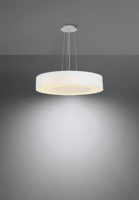 Lampa sufitowa żyrandol SATURNO SLIM 50 biały design domowy Lampa sufitowa żyrandol SATURNO SLIM 50 biały design domowy