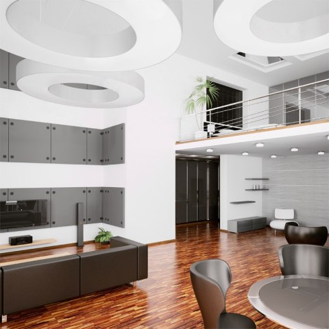 Lampa sufitowa żyrandol SATURNO SLIM 50 biały design domowy Lampa sufitowa żyrandol SATURNO SLIM 50 biały design domowy