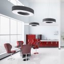 Lampa sufitowa żyrandol SATURNO SLIM 50 czarny design domowy