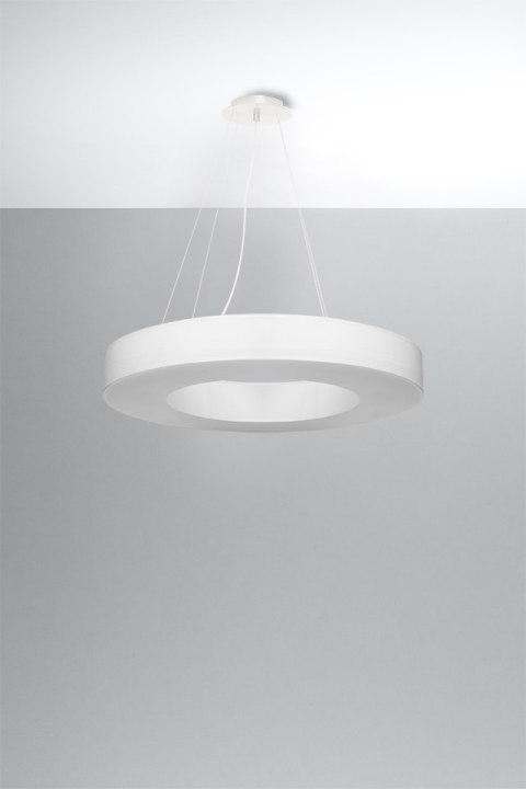 Lampa sufitowa żyrandol SATURNO SLIM 70 biały design domowy Lampa sufitowa żyrandol SATURNO SLIM 70 biały design domowy