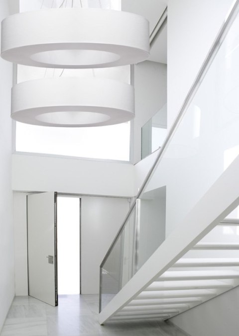 Lampa sufitowa żyrandol SATURNO SLIM 70 biały design domowy Lampa sufitowa żyrandol SATURNO SLIM 70 biały design domowy
