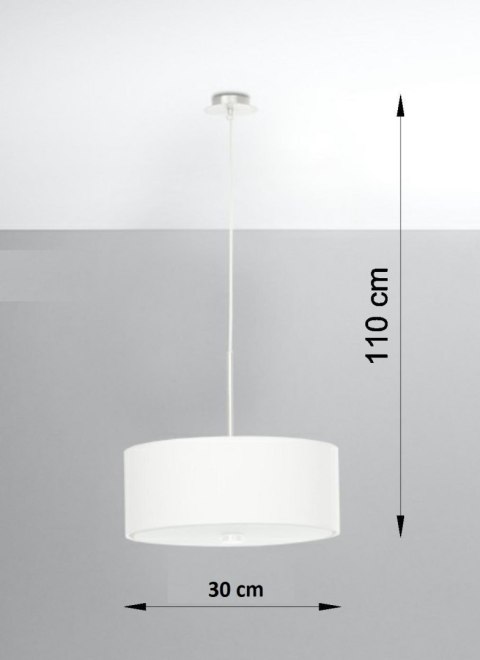 Lampa sufitowa żyrandol SKALA 30 biały design domowy Lampa sufitowa żyrandol SKALA 30 biały design domowy