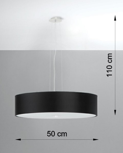 Lampa sufitowa żyrandol SKALA 50 czarny design domowy Lampa sufitowa żyrandol SKALA 50 czarny design domowy