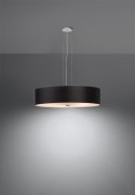 Lampa sufitowa żyrandol SKALA 50 czarny design domowy