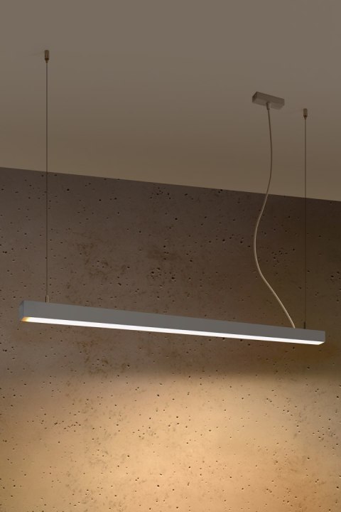 Lampa wisząca Pinne LED 115cm Aluminium 3000K ciepła 38W Lampa wisząca Pinne LED 115cm Aluminium 3000K ciepła 38W