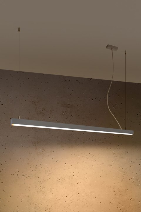 Lampa wisząca Pinne LED 145cm Aluminium 3000K ciepła 48W Lampa wisząca Pinne LED 145cm Aluminium 3000K ciepła 48W