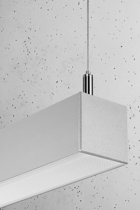 Lampa wisząca Pinne LED 145cm Aluminium 3000K ciepła 48W Lampa wisząca Pinne LED 145cm Aluminium 3000K ciepła 48W