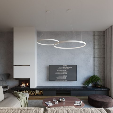 Lampa sufitowa żyrandol RIO 80 LED biały 3000K design domowy Lampa sufitowa żyrandol RIO 80 LED biały 3000K design domowy
