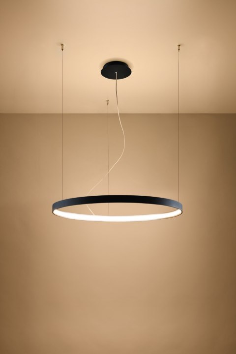 Lampa sufitowa żyrandol RIO 80 LED czarny 3000K design domowy Lampa sufitowa żyrandol RIO 80 LED czarny 3000K design domowy