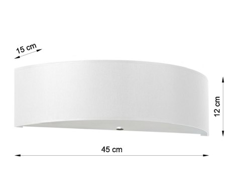 Lampa ścienna kinkiet SKALA biały design nowy dom Lampa ścienna kinkiet SKALA biały design nowy dom