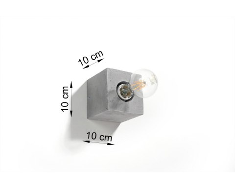 Lampa ścienna kinkiet ARIZ beton design nowy dom Lampa ścienna kinkiet ARIZ beton design nowy dom