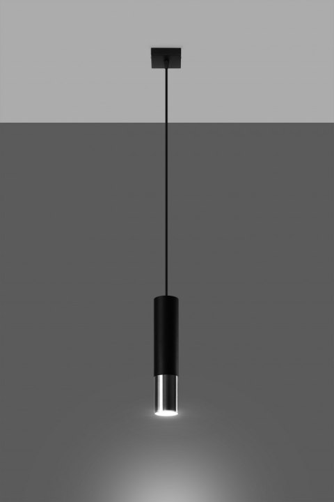 Lampa żyrandol LOOPEZ 1 black chrom GU10 sufitowa piękność Lampa żyrandol LOOPEZ 1 black chrom GU10 sufitowa piękność