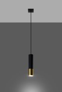 Lampa żyrandol LOOPEZ 1 black gold GU10 sufitowa piękność