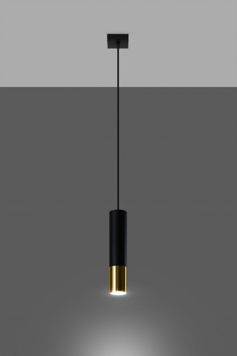 Lampa żyrandol LOOPEZ 1 black gold GU10 sufitowa piękność Lampa żyrandol LOOPEZ 1 black gold GU10 sufitowa piękność