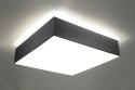Lampa sufitowa plafon HORUS 55 szary design domowy