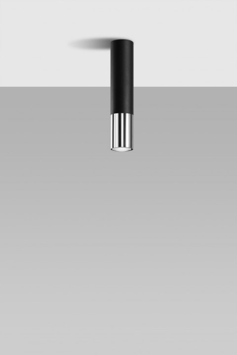 Lampa sufitowa LOOPEZ black chrom GU10 sufitowa piękność Lampa sufitowa LOOPEZ black chrom GU10 sufitowa piękność