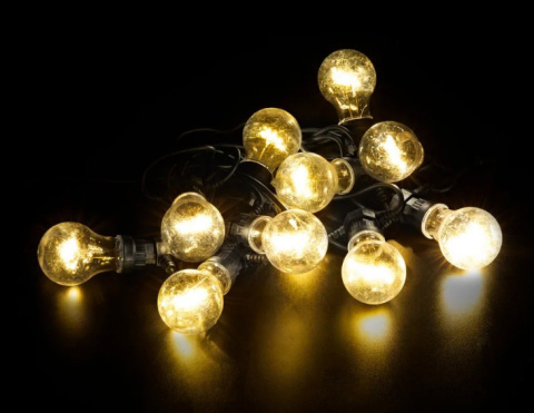 Girlanda LED BULB 10 lamp 5,5m 3xAAA IP44 łańcuch świetlny Girlanda LED BULB 10 lamp 5,5m 3xAAA IP44 łańcuch świetlny