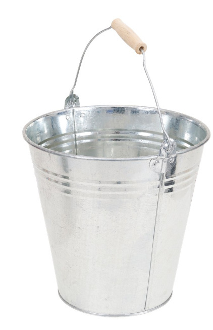 Wiadro ocynk 10l Retro 28cm 27cm ogród donica osłonka Wiadro ocynk 10l Retro 28cm 27cm ogród donica osłonka