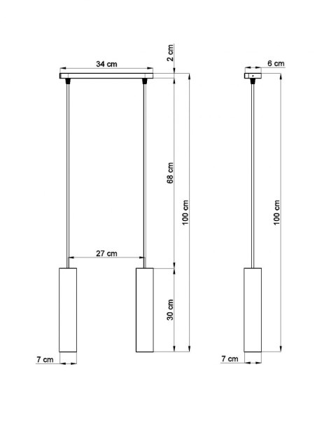 Lampa wisząca LUVO 2 Lampa wisząca LUVO 2