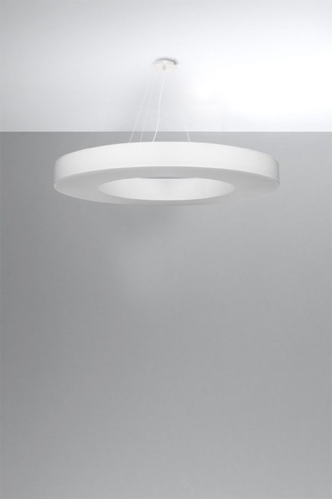 Lampa sufitowa żyrandol SATURNO SLIM 90 biały design domowy Lampa sufitowa żyrandol SATURNO SLIM 90 biały design domowy