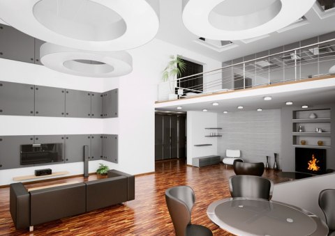 Lampa sufitowa żyrandol SATURNO SLIM 90 biały design domowy Lampa sufitowa żyrandol SATURNO SLIM 90 biały design domowy
