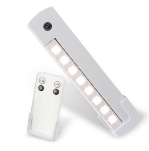 Lampa podszafkowa LED sciemnialna pilot baterie 3xAAA Lampa podszafkowa LED sciemnialna pilot baterie 3xAAA