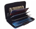 Niebieski portfel na karty etui dokumenty wytrzymały BLUE Niebieski portfel na karty etui dokumenty wytrzymały BLUE