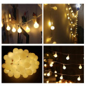Ogrodowe lampki LED WITE 50szt 15m girlanda 230V Ogrodowe lampki LED WITE 50szt 15m girlanda 230V