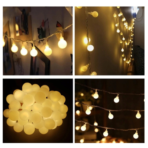 Ogrodowe lampki LED WITE 50szt 15m girlanda 230V Ogrodowe lampki LED WITE 50szt 15m girlanda 230V