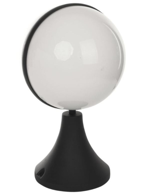 Lampa latarnia ogrodowa słupek Sphere IP44 black kula czarna Lampa latarnia ogrodowa słupek Sphere IP44 black kula czarna
