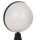 Lampa latarnia ogrodowa słupek Sphere IP44 black kula czarna Lampa latarnia ogrodowa słupek Sphere IP44 black kula czarna