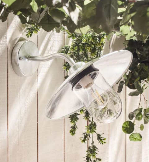 Lampa ścienna kinkiet Ronny IP54 stal ocynkowana Lampa ścienna kinkiet Ronny IP54 stal ocynkowana