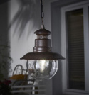 Lampa wisząca ogrodowa IP44 Marie Mae retro brązowa Lampa wisząca ogrodowa IP44 Marie Mae retro brązowa
