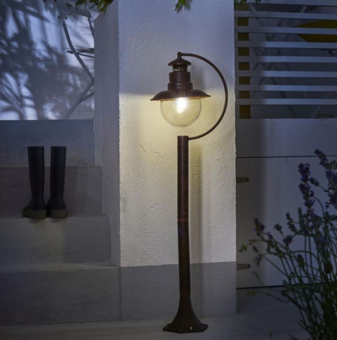 Lampa ogrodowa stojąca Marie Mae IP44 108cm brąz oświetl Lampa ogrodowa stojąca Marie Mae IP44 108cm brąz oświetl