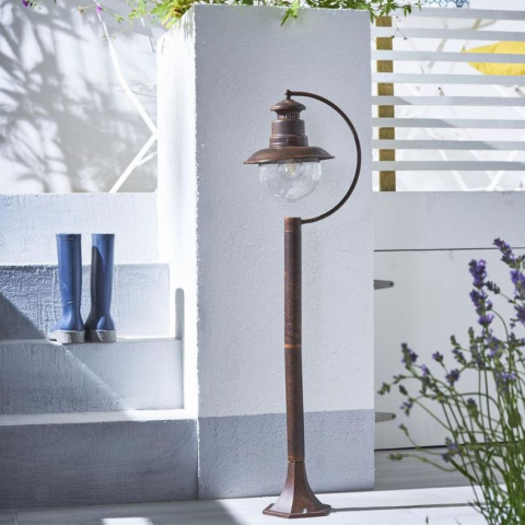 Lampa ogrodowa stojąca Marie Mae IP44 108cm brąz oświetl Lampa ogrodowa stojąca Marie Mae IP44 108cm brąz oświetl