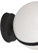 Lampa ścienna kinkiet Sphere IP44 black kula czarna Lampa ścienna kinkiet Sphere IP44 black kula czarna