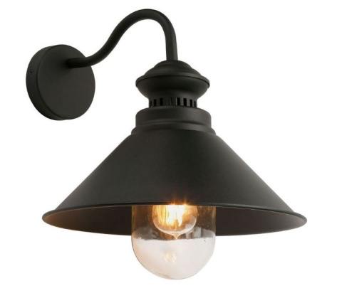 Lampa ścienna kinkiet Rust IP44 black czarna loft Lampa ścienna kinkiet Rust IP44 black czarna loft