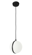 Lampa wisząca ogrodowa Sphere IP44 black kula czarna Lampa wisząca ogrodowa Sphere IP44 black kula czarna