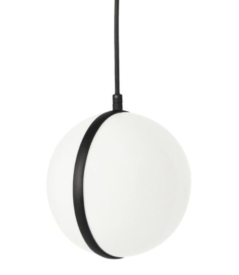 Lampa wisząca ogrodowa Sphere IP44 black kula czarna Lampa wisząca ogrodowa Sphere IP44 black kula czarna