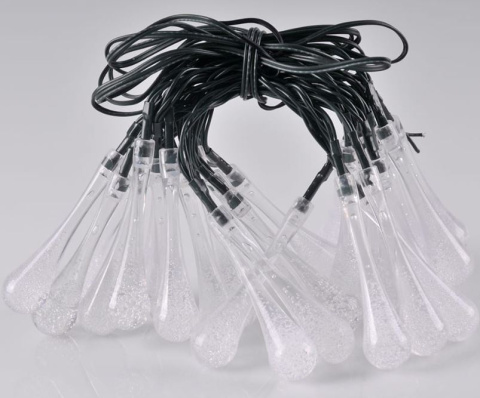 Lampa solarna Sopelki czujnik zmierzchu świeci 6h łańcuch Lampa solarna Sopelki czujnik zmierzchu świeci 6h łańcuch