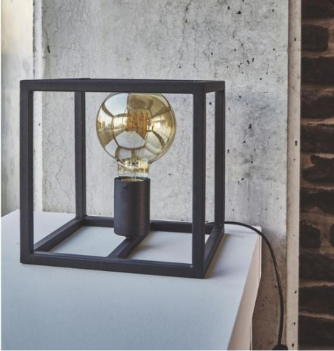 Lampa stołowa nocna Elbrus E27 60W czarna designerska Lampa stołowa nocna Elbrus E27 60W czarna designerska