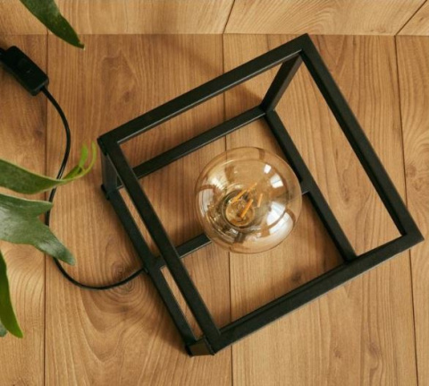 Lampa stołowa nocna Elbrus E27 60W czarna designerska Lampa stołowa nocna Elbrus E27 60W czarna designerska