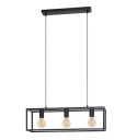 Lampa wisząca Elbrus 3 czarny metal sześciany Lampa wisząca Elbrus 3 czarny metal sześciany