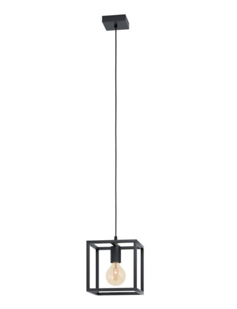 Lampa wisząca Elbrus czarny metal sześcian Lampa wisząca Elbrus czarny metal sześcian
