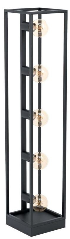Lampa stojąca podłogowa Elbrus E27 60W czarna designer Lampa stojąca podłogowa Elbrus E27 60W czarna designer