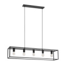 Lampa wisząca Elbrus 5 czarny metal sześciany Lampa wisząca Elbrus 5 czarny metal sześciany