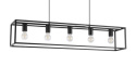 Lampa wisząca Elbrus 5 czarny metal sześciany Lampa wisząca Elbrus 5 czarny metal sześciany
