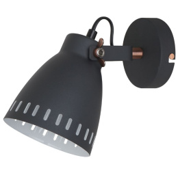 Lampa kinkiet Sonny grafit E27 60W italux ścienna ZWY