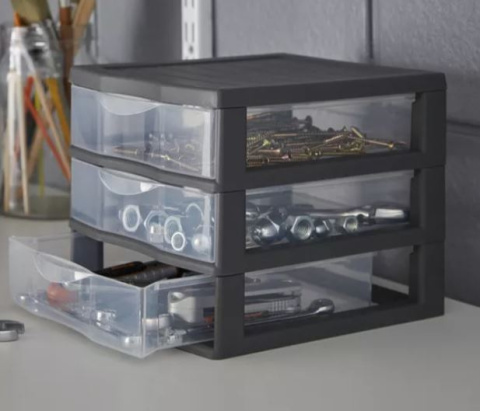Szafka modułowa 3 szuflady organizer warsztatowy L Szafka modułowa 3 szuflady organizer warsztatowy L